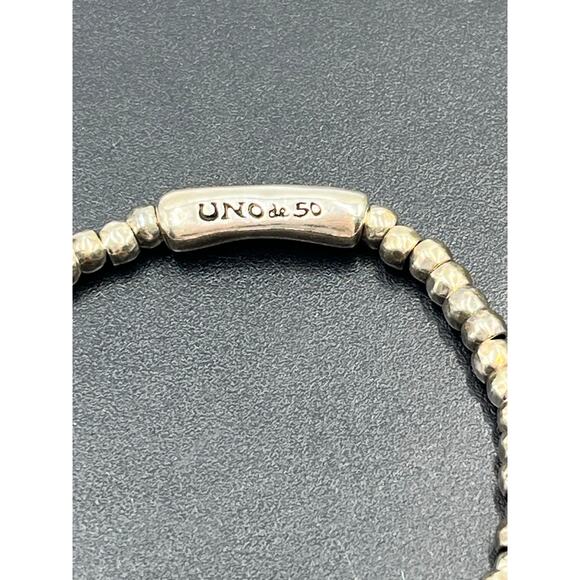 UNO DE 50 Soulcraft " SUNSHINE BRACELET " Silver Plated Crystal
Stretch Bracelet - Picture 4 of 9